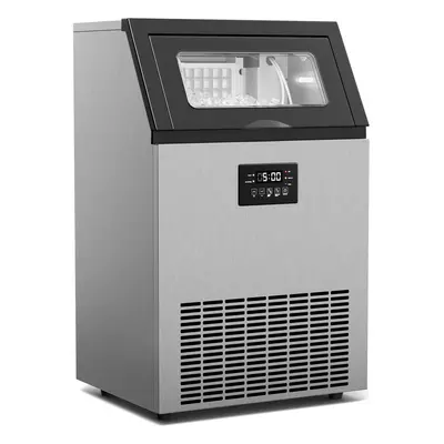 Klarstein Glacial Industrial Ice Maker 55kg with LED display and viewing window