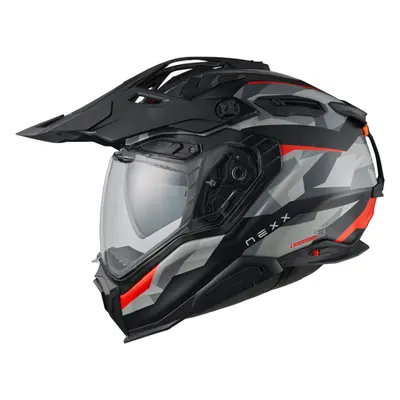 Nexx X.WED3 Trailmania Grey/Red MT Helmet
