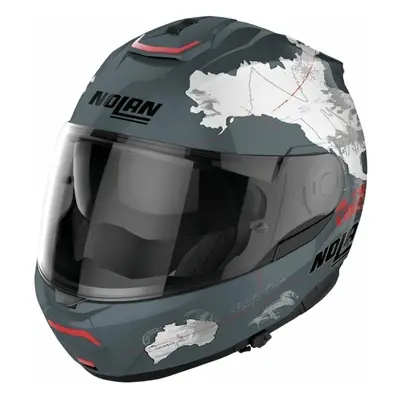 Nolan N100-6 Legend C.Checa N-Com Slate Grey C.Checa/White 3XL Helmet