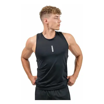 Nebbia Active Tank Top Dynamic Black Fitness T-Shirt