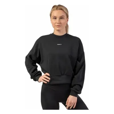 Nebbia Loose Fit Sweatshirt "Feeling Good" Black Fitness Sweatshirt