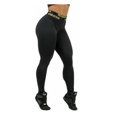 Nebbia Classic High Waist Leggings INTENSE Perform Black/Gold Fitness Trousers