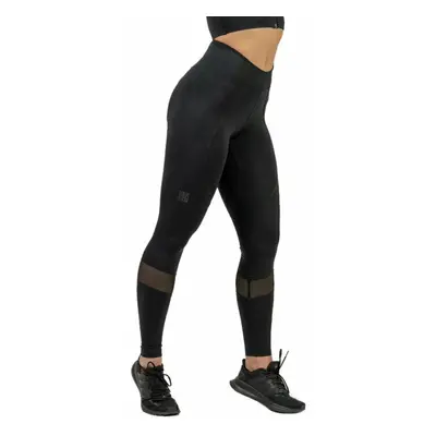 Nebbia High Waist Push-Up Leggings INTENSE Heart-Shaped Black Fitness Trousers