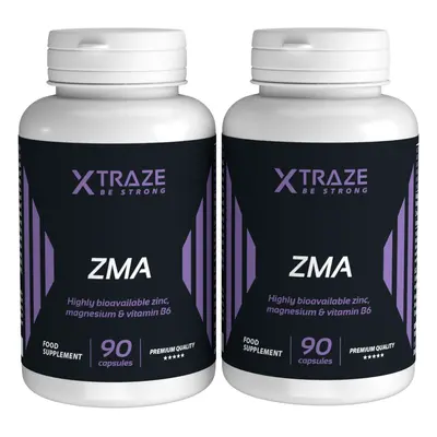 ZMA Supplement - Magnesium, Zinc & Vitamin B6, 2-pack