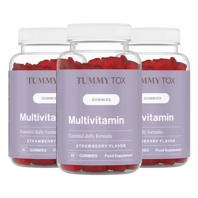 Multivitamin Gummies 3-pack - the best multivitamins for women! Vitamins for hair, skin, immunit