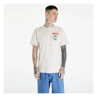 T-shirt OBEY New Clear Power T-Shirt Cream