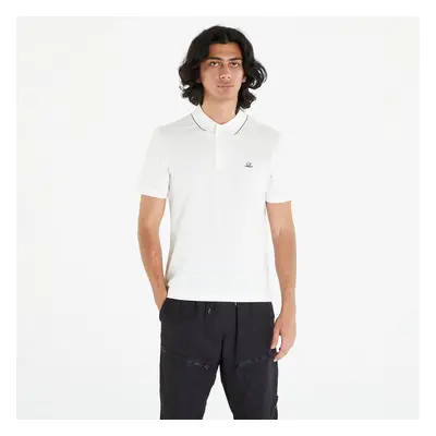 T-shirt C.P. Company Stretch Piquet Slim Polo Shirt White