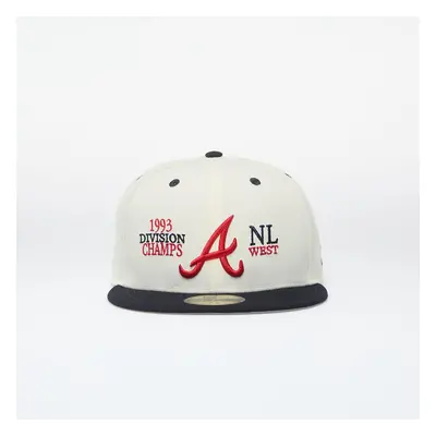 Cap New Era Atlanta Braves 59FIFTY Fitted Cap Chrome White