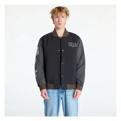 Jacket Vans Crazy Eddy Baseball Jacket Black/ Asphalt