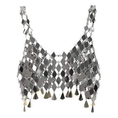 RABANNE Metal Diamond Top