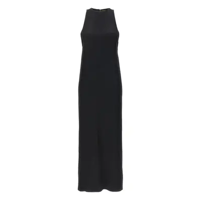 SAINT LAURENT Crepe Satin Maxi Dress