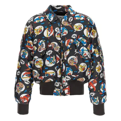 MOSCHINO Fantasy Cartoon Bomber Jacket