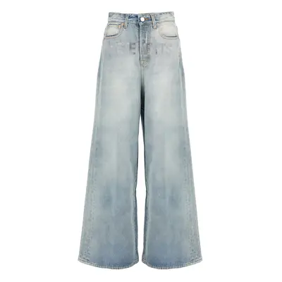 VETEMENTS 'Crystal Logo Big Shape' Jeans