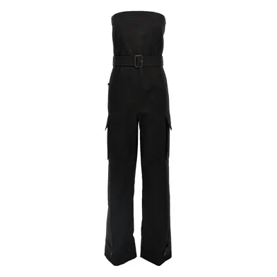 SAINT LAURENT 'Cassandre' Bustier Jumpsuit