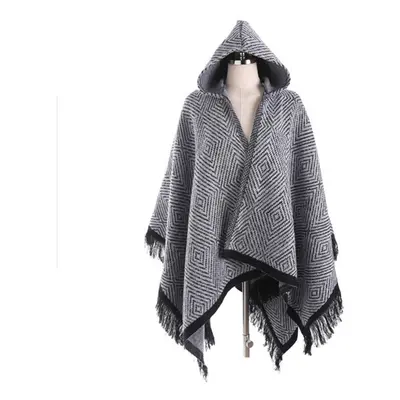 Crazy hooded cape cloak elegant and light Retro Hooded Shawl Fashionable fits over the abaya and