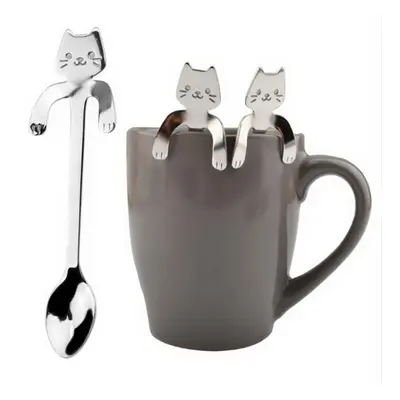 Stainless Steel Coffee Spoon Lovely Cute Shape Teaspoon