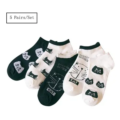 cat Cartoon Cotton socks