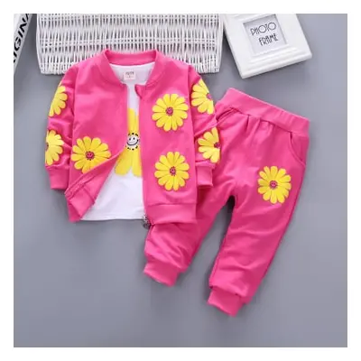 2020 foreign trade spring and autumn female treasure children's three-piece spring clothes girls