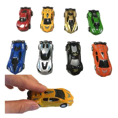 6pcs/set Mini Toy Car Model Die-casting Pull Back Racing Simulator Bus Vehicle Cute Boy Plastic 