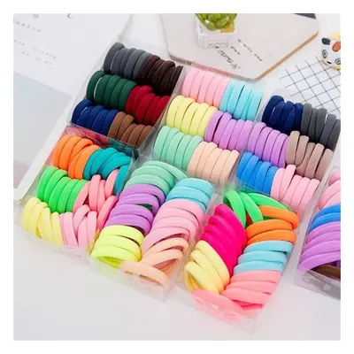 [40 packs of large color elastic hair ropes] fashion simple casual all-match colorful towel hair