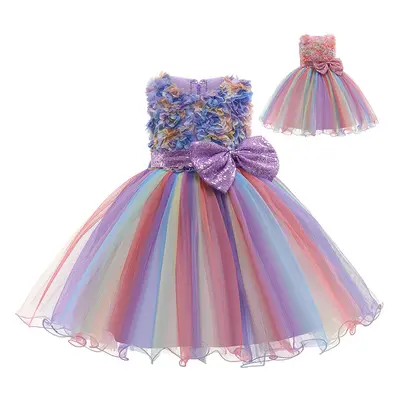 Unicorn Dress Ramadan new children's dress, children's dress, unicorn long dress, medium and big