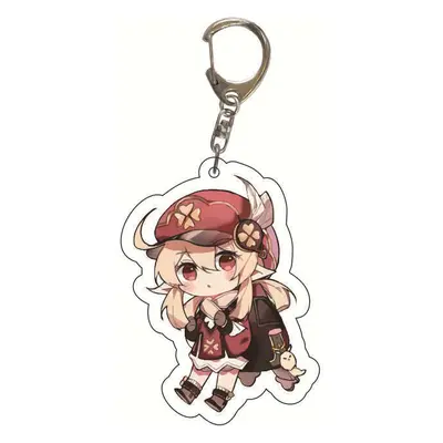 Genshin Impact Acrylic Keychain Cute Anime Keyring Pendant