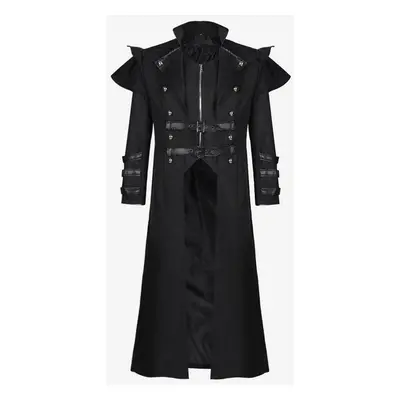 Medieval palace banquet wear zipper slit long windbreaker stage performance wear