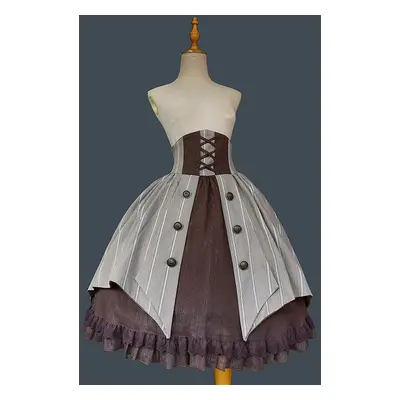 Gothic Lolita Skirt Infanta Coffee Brown Lolita Skirts