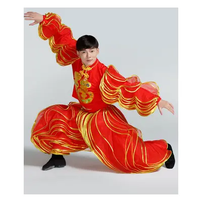 Traditional Chinese Costumes Nice Carnival Dragon Dance Red Lantern Outfit