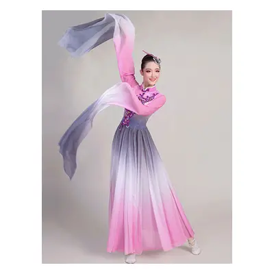 Traditional Chinese Dance Costumes Pink Holidays Carnival Costumes