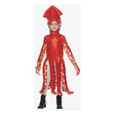 Kid's play costume sea creature cute squid one-piece school party funny costume