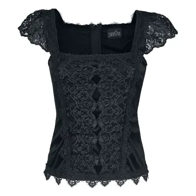 Sinister Gothic Gothic Top Top black