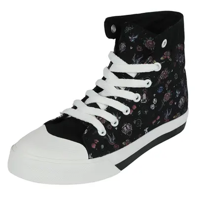 Rock Rebel by EMP Trainers With Old School Alloverprint Sneakers High black