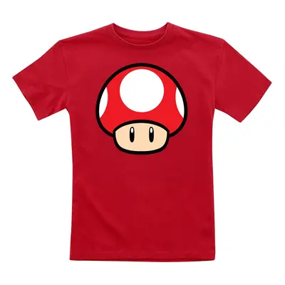 Super Mario Kids - Mushroom T-Shirt red