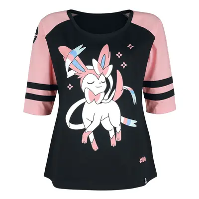 Pokémon Sylveon Long-sleeve Shirt black pink