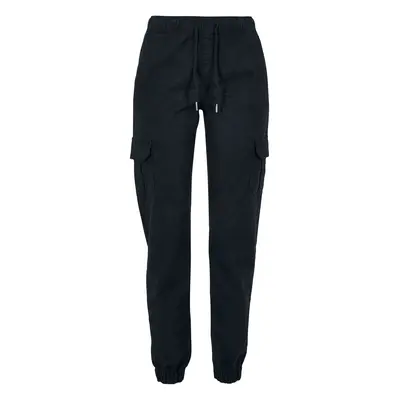 Urban Classics Ladies’ high-waist cargo jogging bottoms Tracksuit Trousers black