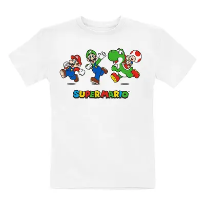 Super Mario Kids - Running T-Shirt white