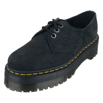 Dr. Martens 1461 Quad II - Charcoal Grey Tumbled Shoes Low shoes black