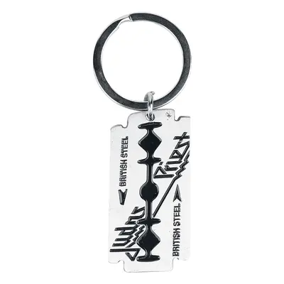 Judas Priest British Steel Keyring Pendant black silver