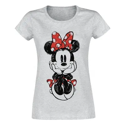 Mickey Mouse Minnie Mouse T-Shirt grey