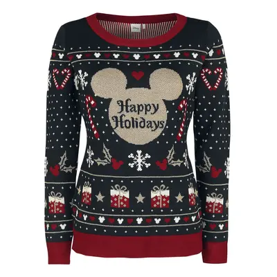 Mickey Mouse Happy Holidays Christmas jumper multicolour