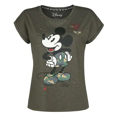 Mickey Mouse Military T-Shirt khaki