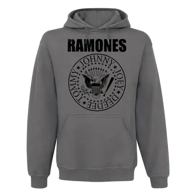 Ramones Seal Hooded sweater charcoal