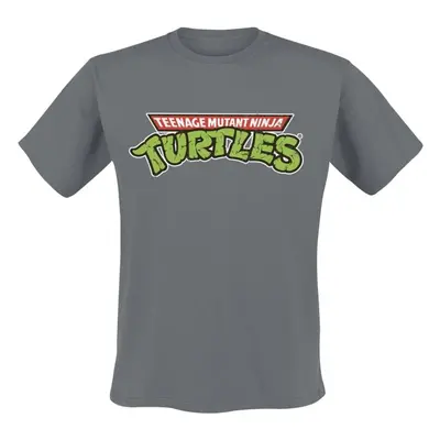Teenage Mutant Ninja Turtles TMNT Classic Logo T-Shirt dark grey