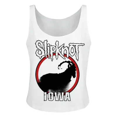 Slipknot Iowa Goat Silhouette Tanktop white