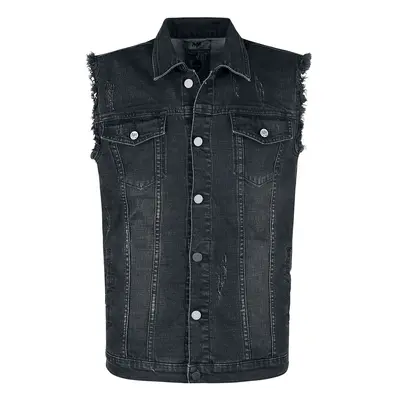 Black Premium by EMP Life Of An Easy Rider Vest grey