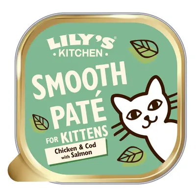 Lily's Kitchen Smooth Chicken & Cod with Salmon Paté for Kittens - 19 x 85g