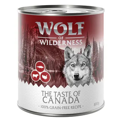 Wolf of Wilderness Adult "The Taste of" 6 x 800g - The Taste of Canada - Beef, Turkey, Cod