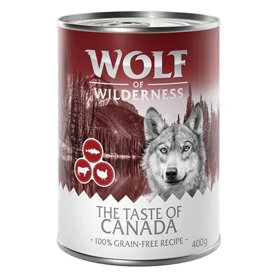 Wolf of Wilderness Adult "The Taste of" 6 x 400g - The Taste of Canada - Beef, Turkey, Cod