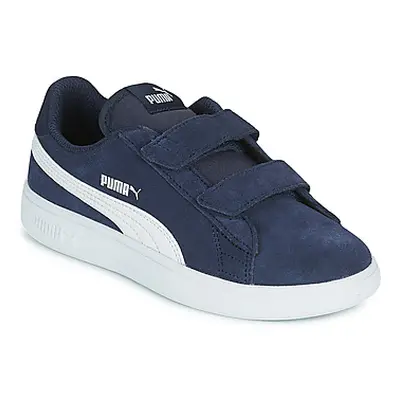 Puma SMASH PS boys's Children's Shoes (Trainers) in Blue